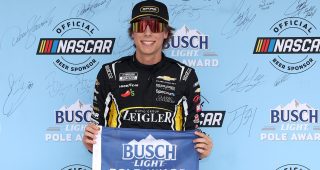 Carson Hocevar captures Busch Light Pole Award for Brickyard 400