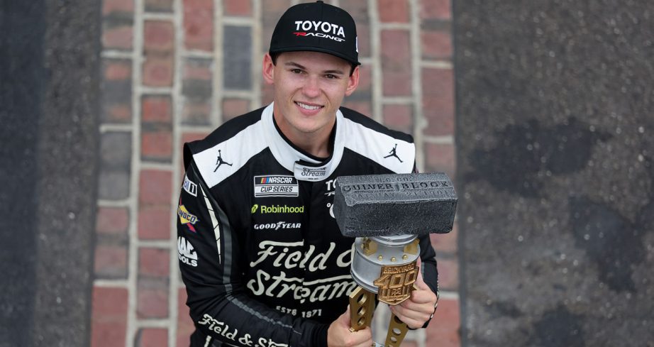 Corey Heim poses for a photo.