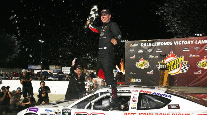 Featured image for ‘Another level of incredible’: How Caden Kvapil capped a banner day for his family with his first Hampton Heat victory