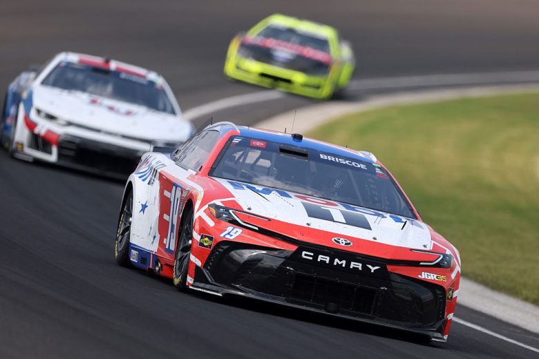 Chase Briscoe drives the No. 19 Toyota.
