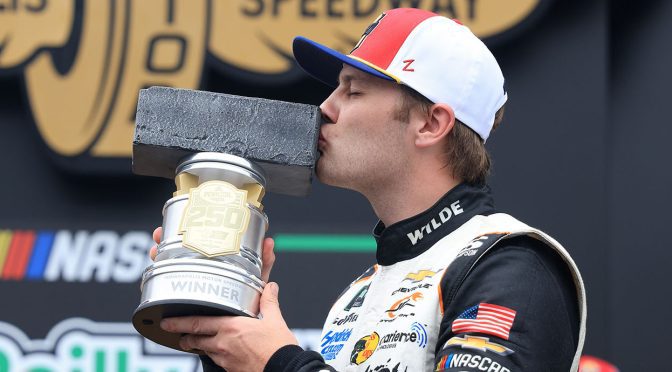 Featured image for Carson Kvapil scores first career O’Reilly Series win at Indianapolis