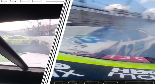 In-car: Blaney, Nemechek react after costly Brickyard contact