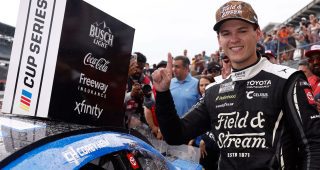 Promo Image for Heim joins Gordon, Johnson, other legends with Brickyard win