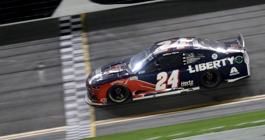 William Byron drives at Daytona.