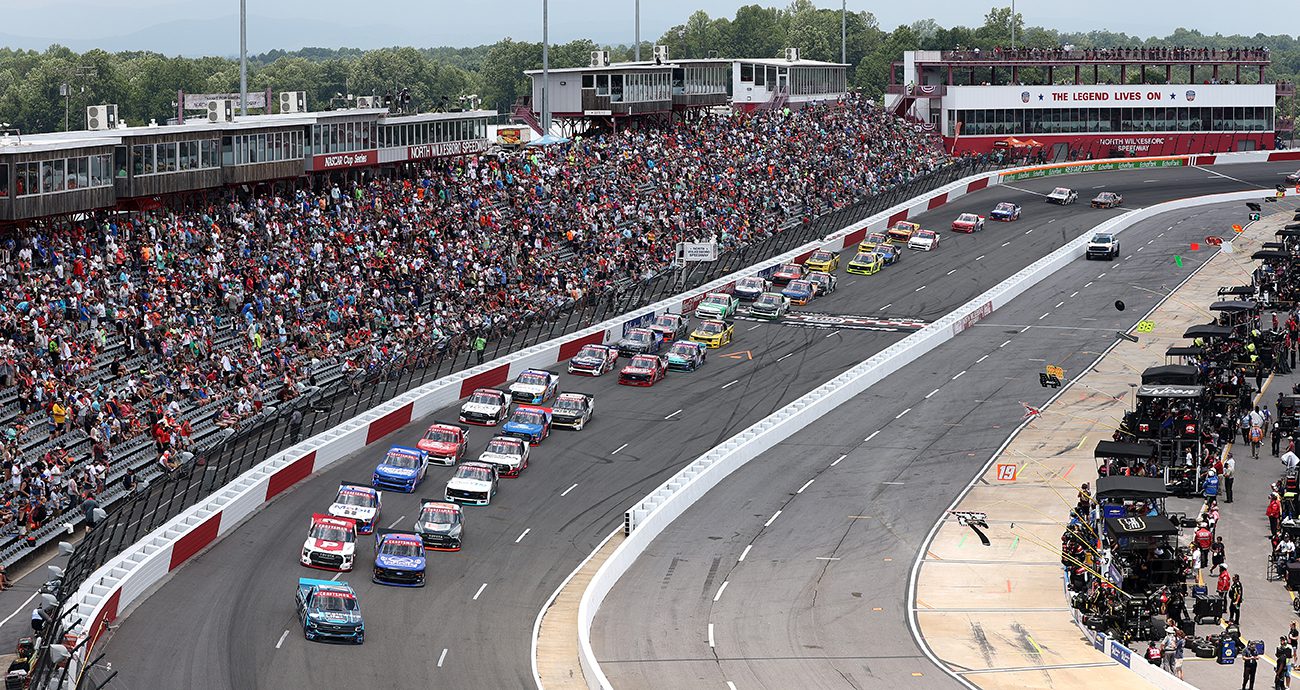 NASCAR Craftsman Truck Series at North Wilkesboro.
