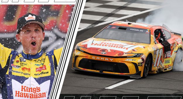 Still fresh: Hamlin seals deal on three straight Cup wins for first time