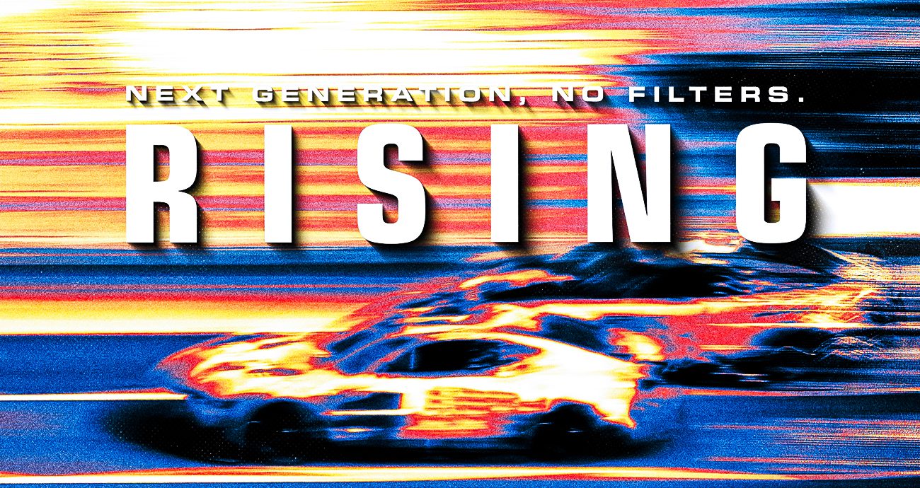 RISING promo art.