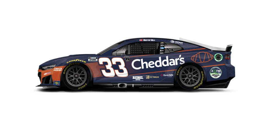 A graphic depicting the No. 33 Chevrolet.