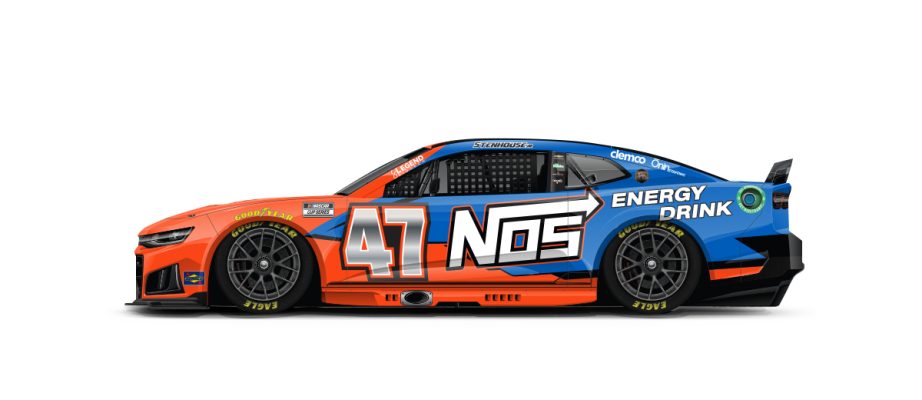A graphic depicting the No. 47 Chevrolet.