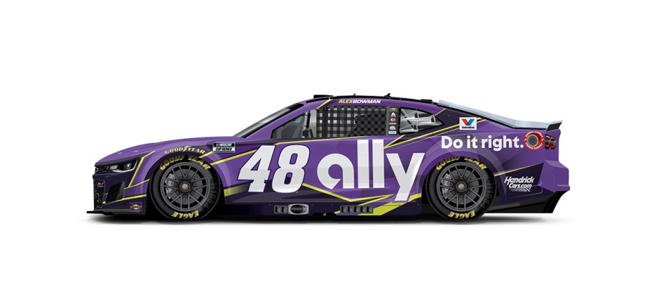 A graphic depicting the No. 48 Chevrolet.