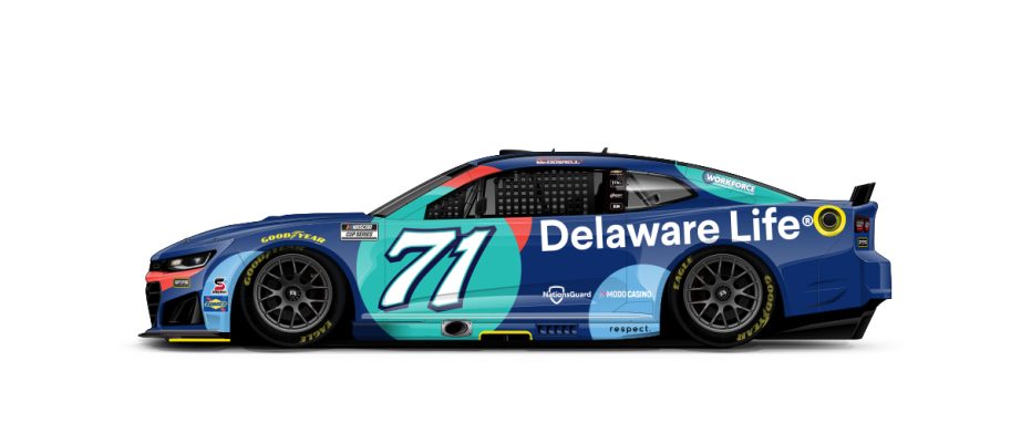 A graphic depicting the No. 71 Chevrolet.
