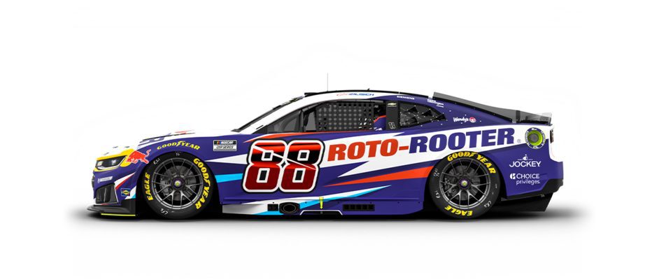 A graphic depicting the No. 88 Chevrolet.