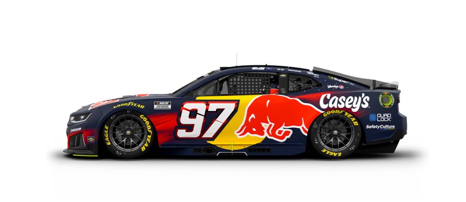 A graphic depicting the No. 97 Chevrolet.