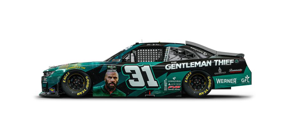 A graphic depicting the No. 31 Chevrolet.