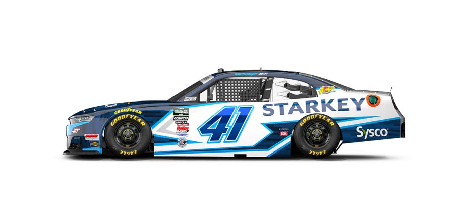 A graphic depicting the No. 41 Chevrolet.