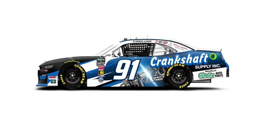 A graphic depicting the No. 91 Chevrolet.