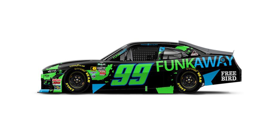 A graphic depicting the No. 99 Chevrolet.