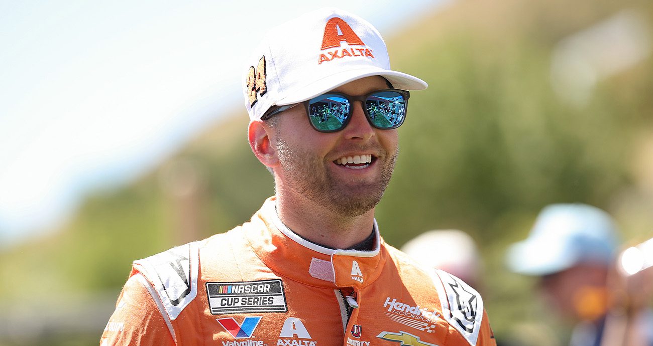 NASCAR Cup Series driver William Byron pictured at Sonoma Raceway during the 2026 season.