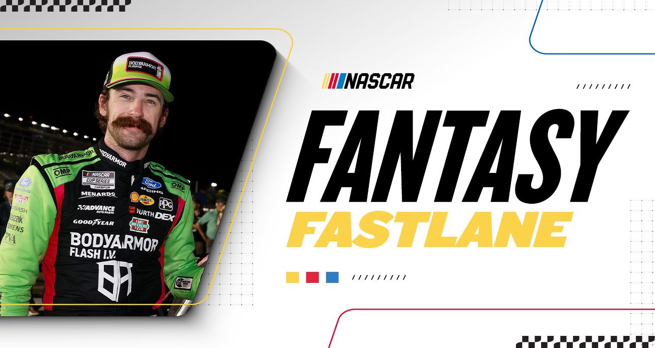 a fantasy fastlane graphic for ryan blaney at iowa.