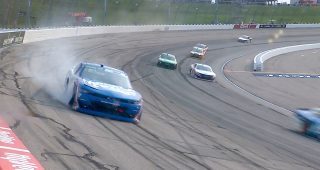 Promo Image for Corey Day's Iowa race ends early after hitting wall