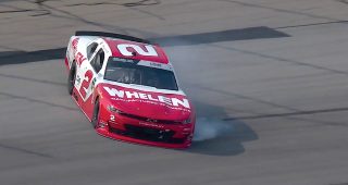 Promo Image for Jesse Love's race unravels with contact, spin, penalty at Iowa
