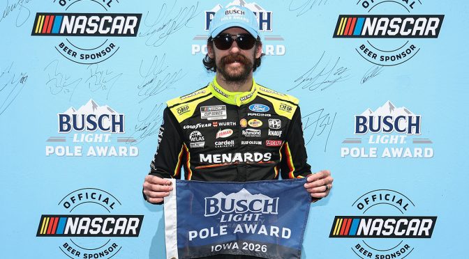 Featured Image for Ryan Blaney soars to Busch Light Pole at Iowa