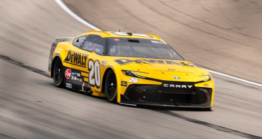 Christopher Bell drives at Iowa.