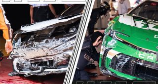 Promo Image for In-car views: Lap 4 hits for Reddick, Jones