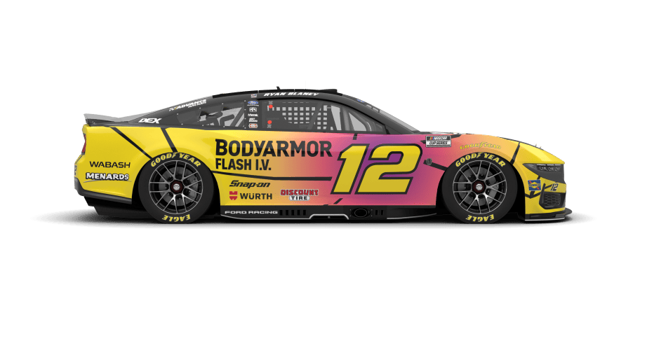 A graphic depicting the No. 12 Ford.