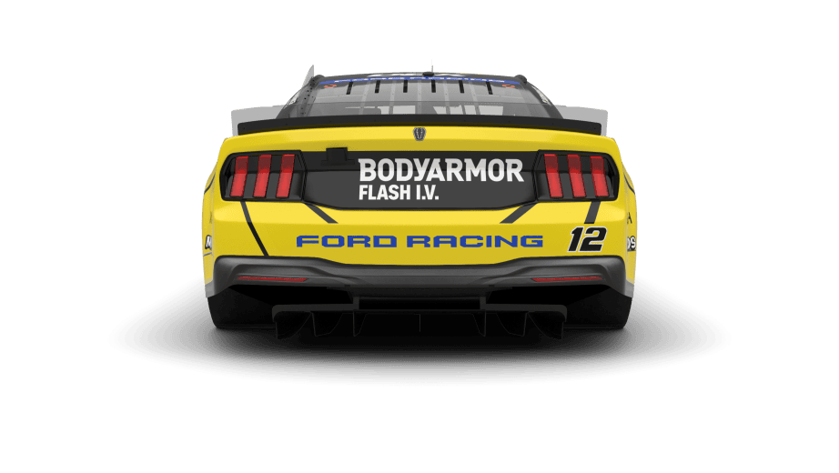 A graphic depicting the No. 12 Ford.