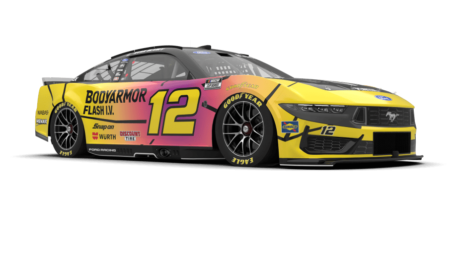 A graphic depicting the No. 12 Ford.