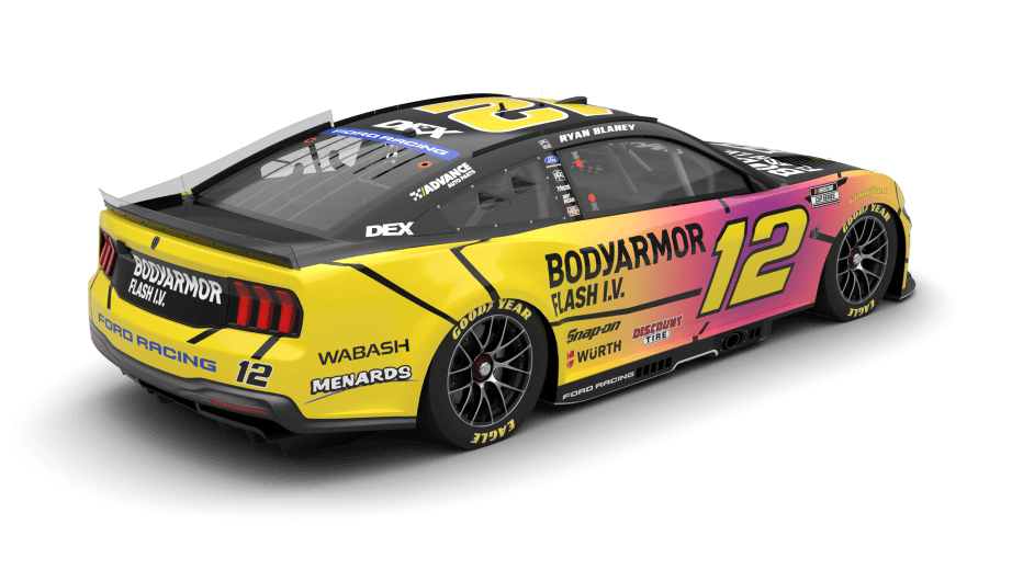 A graphic depicting the No. 12 Ford.