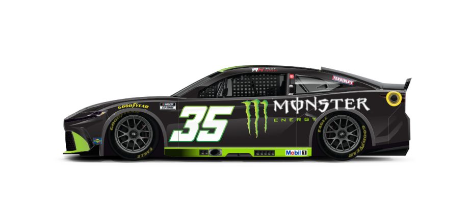 A graphic depicting the No. 35 Toyota.