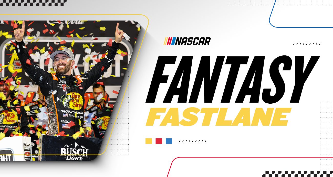 a fantasy fastlane graphic for austin dillon at richmond raceway