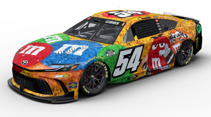 Featured image for Mars to sponsor Ty Gibbs at Bristol with iconic M&M’s scheme in memory of Kyle Busch