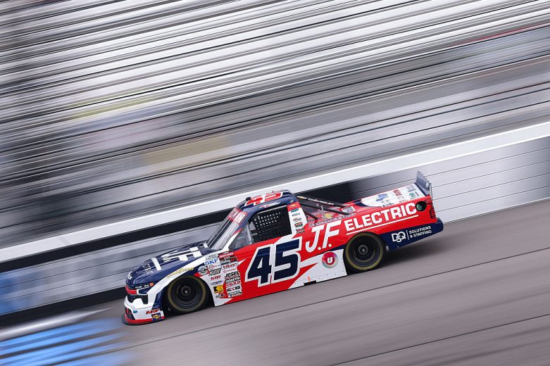Landen Lewis drives at Richmond.