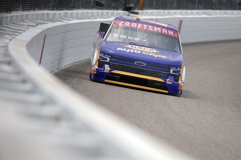 Daniel Hemric drives at Richmond.