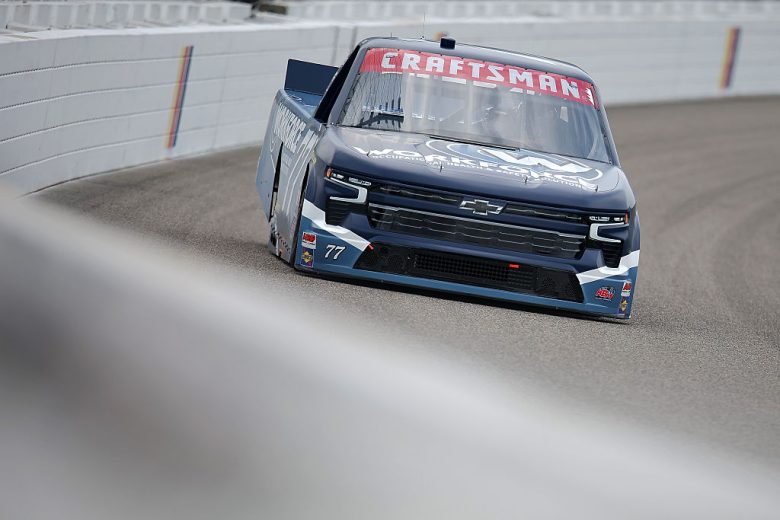 Tristan McKee drives at Richmond.