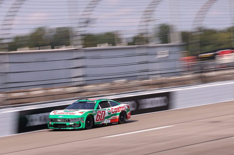 Ryan Preece drives at Richmond.
