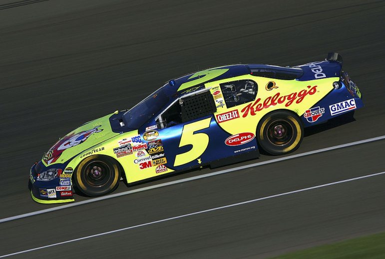 A view of the No. 5 Chevrolet driven by Kyle Busch.