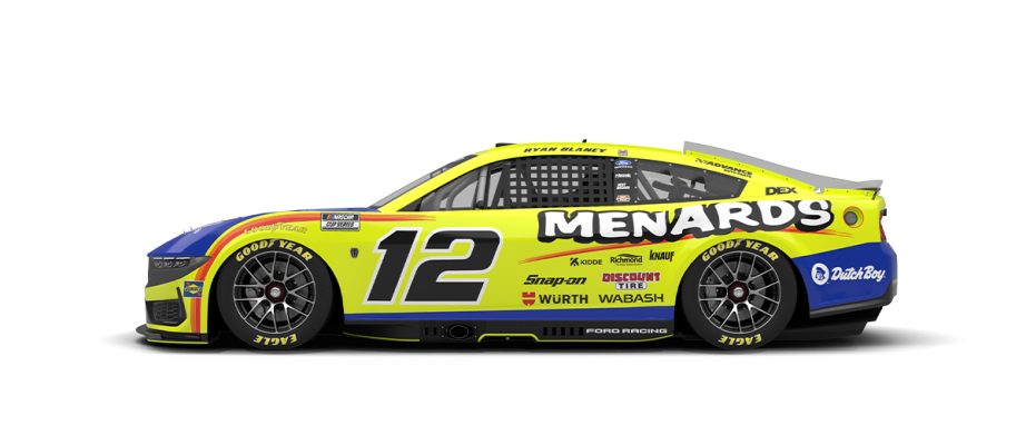 A graphic depicting the No. 12 Ford.