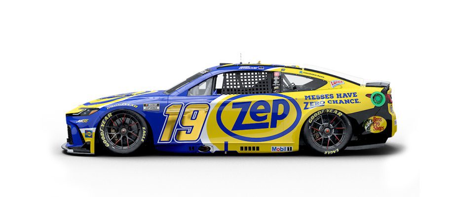 A graphic depicting the No. 19 Toyota.