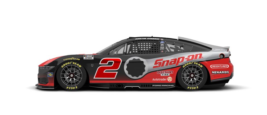 A graphic depicting the No. 2 Ford.