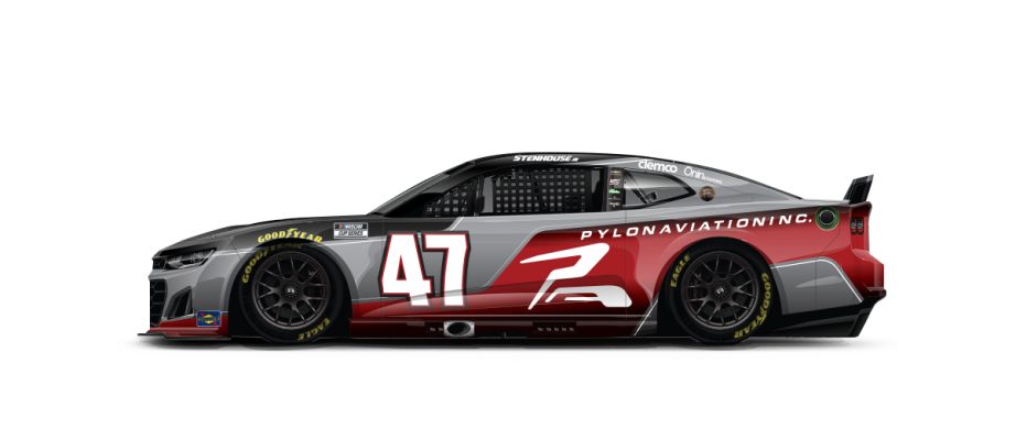 A graphic depicting the No. 47 Chevrolet.