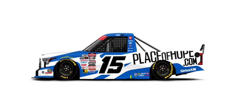 A graphic depicting the No. 15 Toyota.