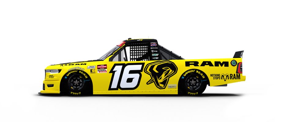 A graphic depicting the No. 16 Ram.