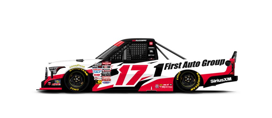 A graphic depicting the No. 17 Toyota.