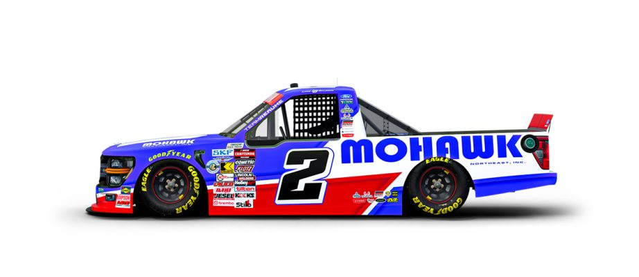 A graphic depicting the No. 2 Ford.
