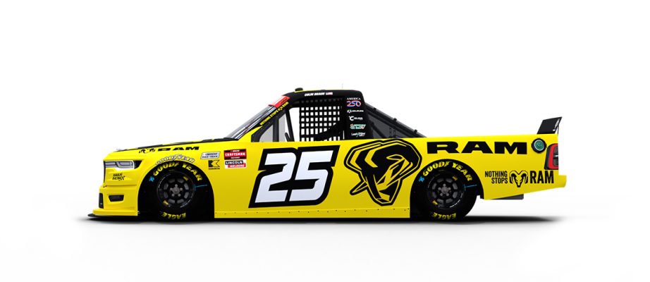 A graphic depicting the No. 25 Ram.