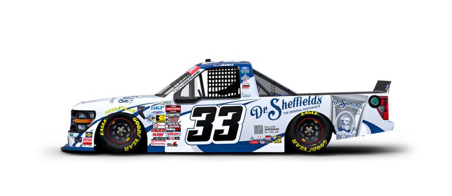 A graphic depicting the No. 33 Ford.